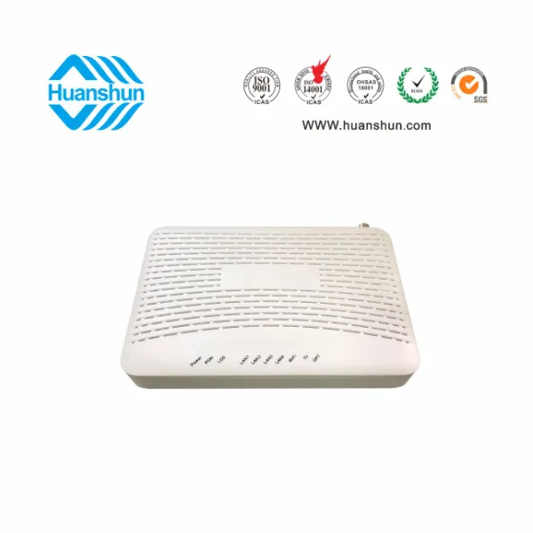 HSOS21176GNW FTTH 終端（XPON ONU WIFI，CATV） （GE+3FE+2*2WIFI+CATV NE)